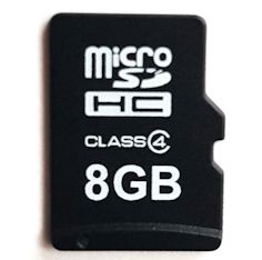 Image of Phison Industrial microSD-HC Secure Digital card 8GB class4 [80R6W] UHS-I BULK INFO! (IT14344)