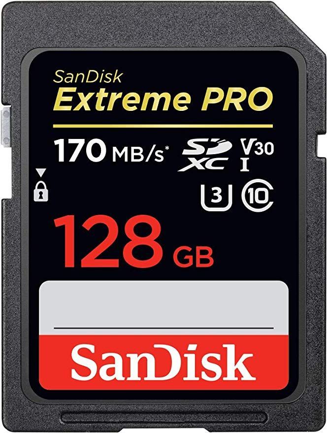 Image of Sandisk SD-XC kártya 128GB UHS-I U3 V30 *Extreme* Class10 [170R90W] (IT13849)