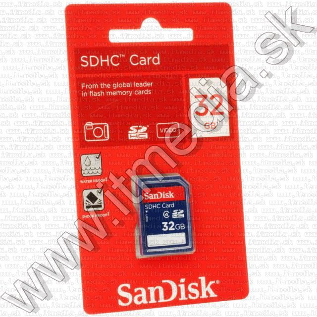 Image of Sandisk SD-HC kártya 32GB Class4 (IT10728)