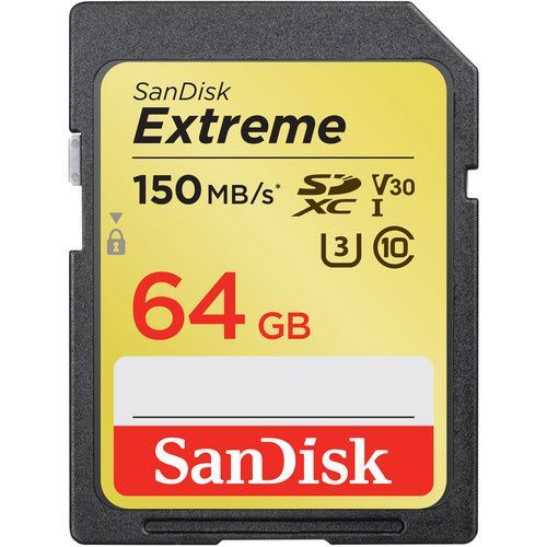 Image of Sandisk SD-XC kártya 64GB UHS-I U3 UHD 4K *Extreme Pro* [150R60W] (IT13859)