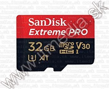 Sandisk microSD-HC card 32GB UHS-I U3 V30 *Extreme PRO* 100/90 MB/s (IT13195) Image of Sandisk microSD-HC card 32GB UHS-I U3 V30 *Extreme PRO* 100/90 MB/s (IT13195)