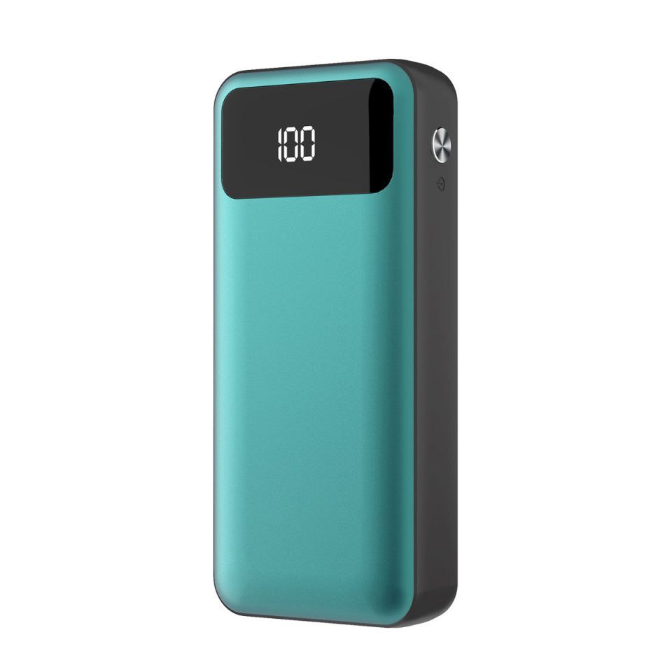 Platinet LCD Powerbank Li-Po 10000mAh Green-Blue (45001) (IT14316) Image of Platinet LCD Powerbank Li-Po 10000mAh Green-Blue (45001) (IT14316)