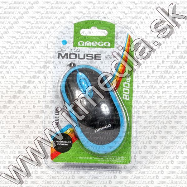 Image of Omega Optical Mouse USB (OM 06V) 800dpi Blue (41644) (IT8920)