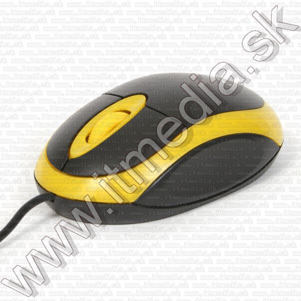 Image of Omega Optical Mouse USB (OM 06V) 800dpi Yellow (41643) (IT8919)