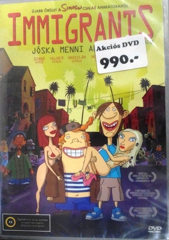Image of DVD film *Immigrtants* (Jóska menni amerika) (Magyar) (IT12780)