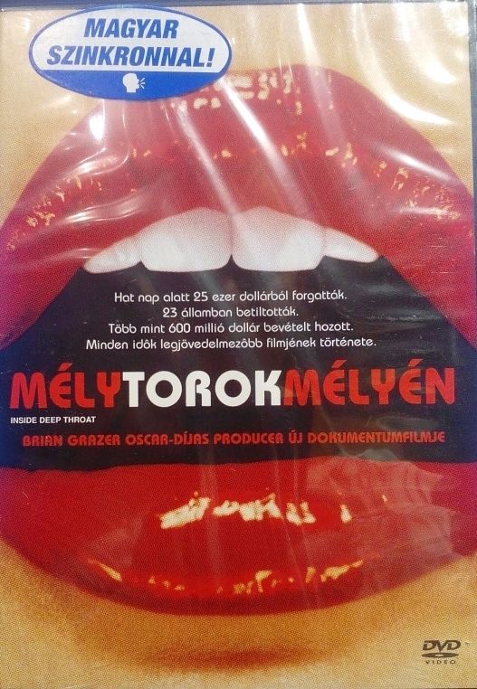 Image of DVD film *Mély torok mélyén* (Magyar, Dokumentumfilm, 18+) (IT12689)