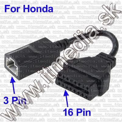 Image of OBD-II adapter kábel (3 pólusról 16 pólusra) Honda (IT9141)