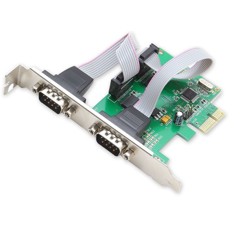 Image of IT Media PCI-E Serial (RS-232) controller card 2-port CH382L (IT14097)