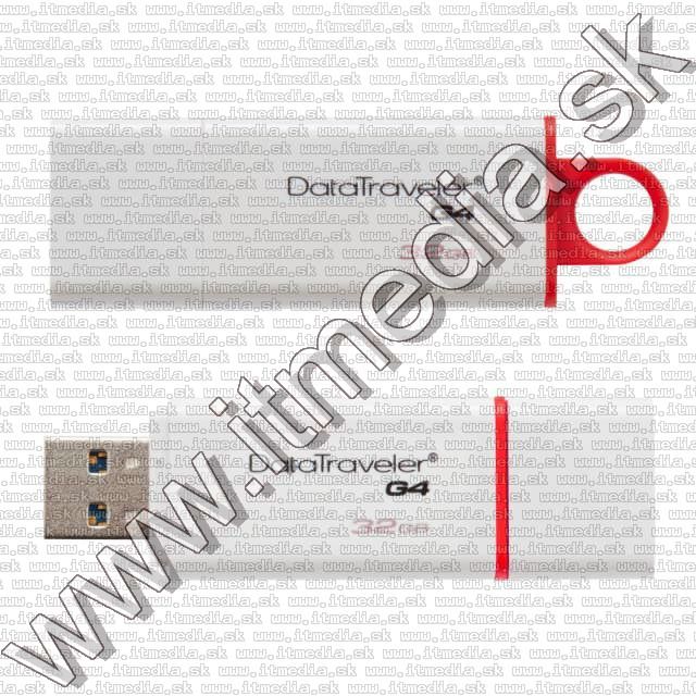 Kingston USB 3.0 pendrive 32GB *DTI G4* (IT9422) Image of Kingston USB 3.0 pendrive 32GB *DTI G4* (IT9422)