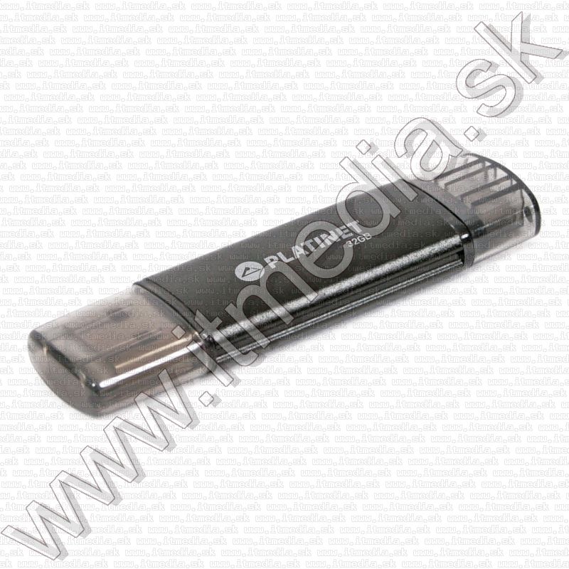 Image of Platinet USB pendrive 32GB AX-DEPO + microUSB *Black* (OTG) (41779) (13/3MBps) (IT11929)