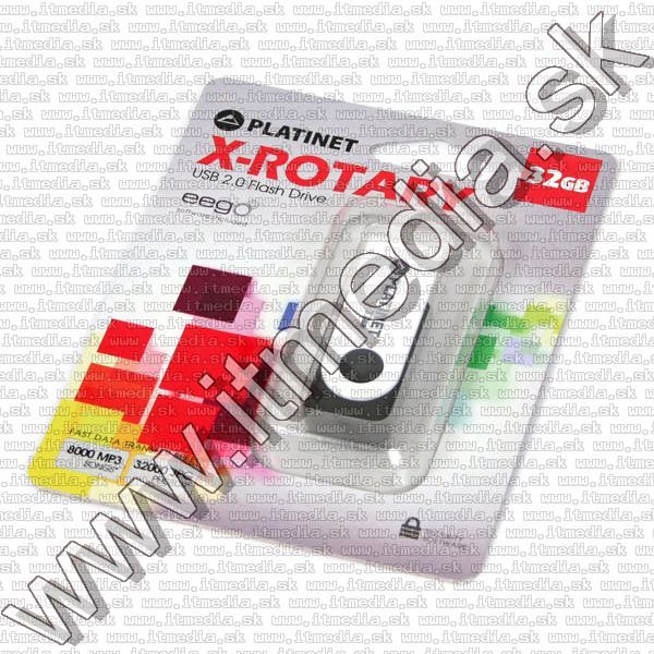 Platinet USB pendrive 32GB X-Rotary (41529) (IT8247) Image of Platinet USB pendrive 32GB X-Rotary (41529) (IT8247)