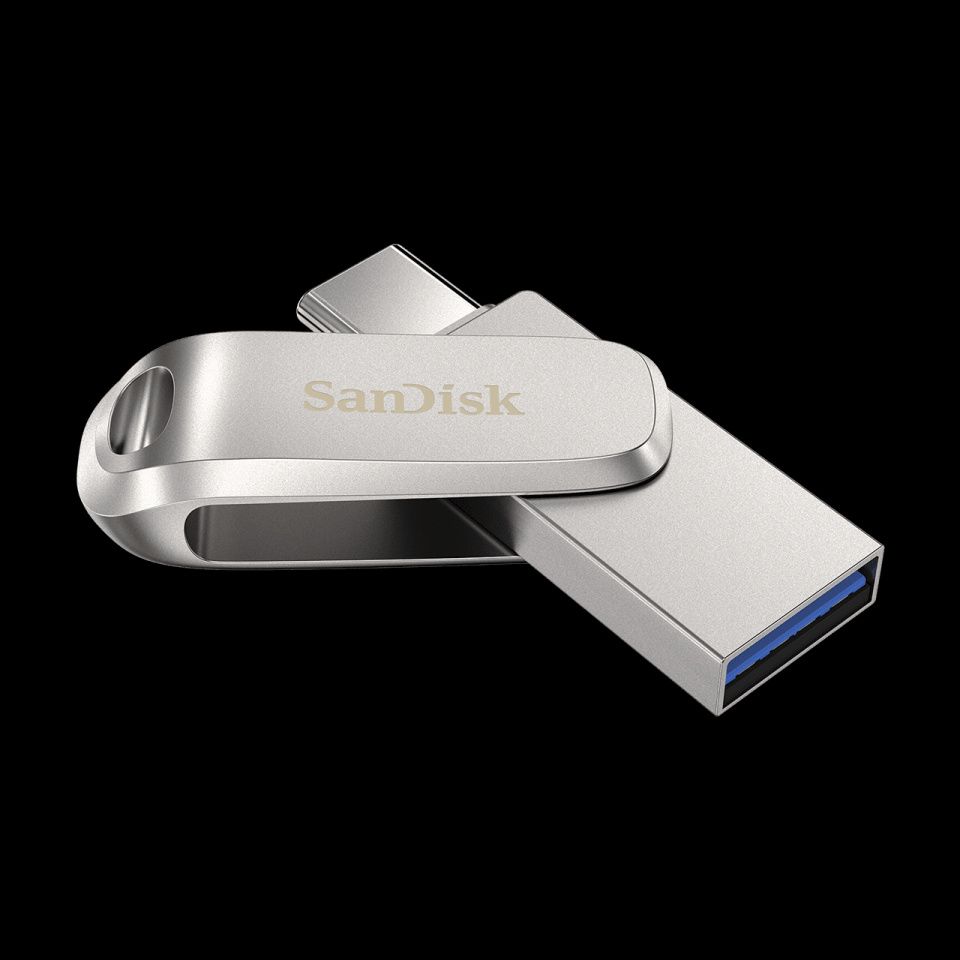 Image of Sandisk USB 3.1 pendrive 64GB *Ultra Dual Luxe* USB-C [150R] Metal (IT14548)