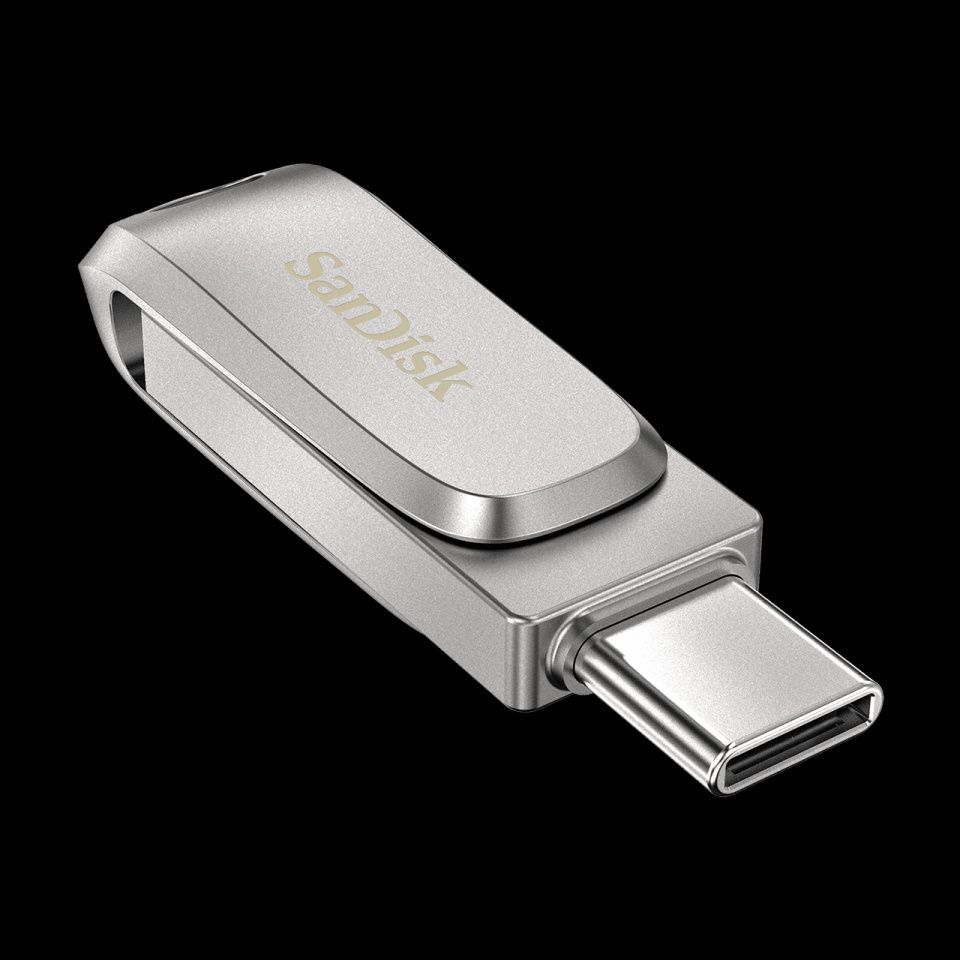 Image of Sandisk USB 3.1 pendrive 64GB *Ultra Dual Luxe* USB-C [150R] Metal (IT14548)
