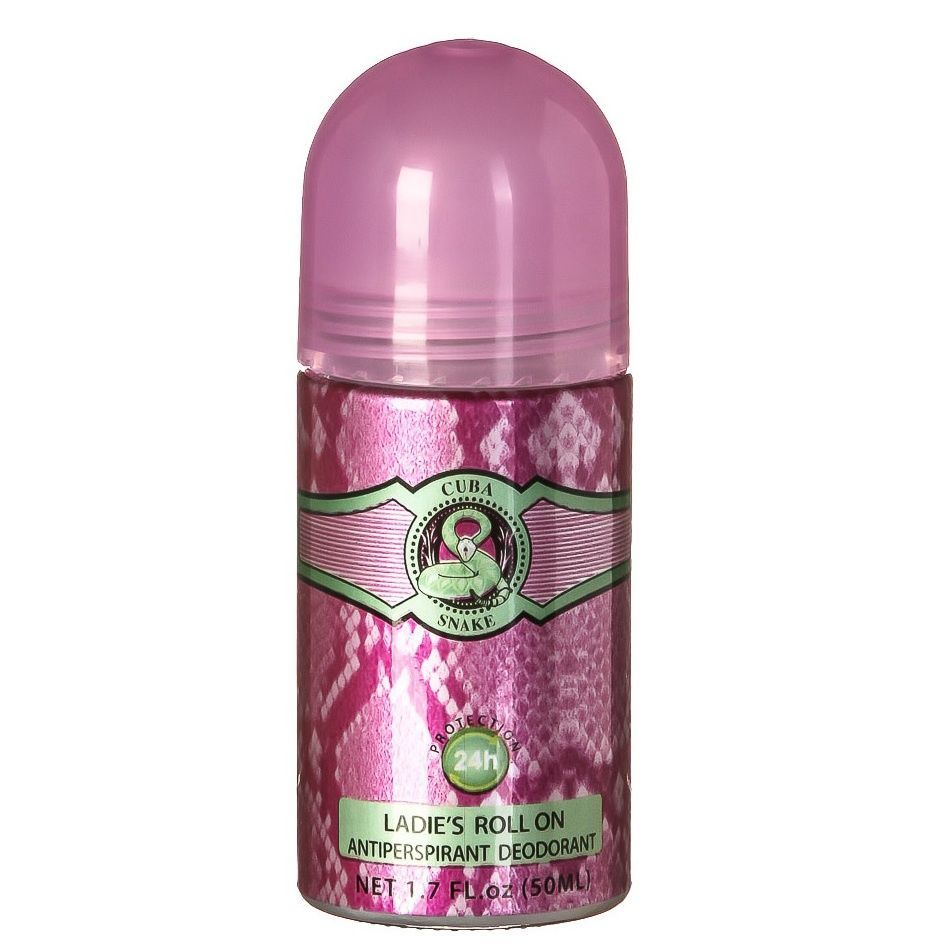 Cuba 24h DEO Roll-on *Jungle Snake* 50ml for Women (IT12609) Image of Cuba 24h DEO Roll-on *Jungle Snake* 50ml for Women (IT12609)