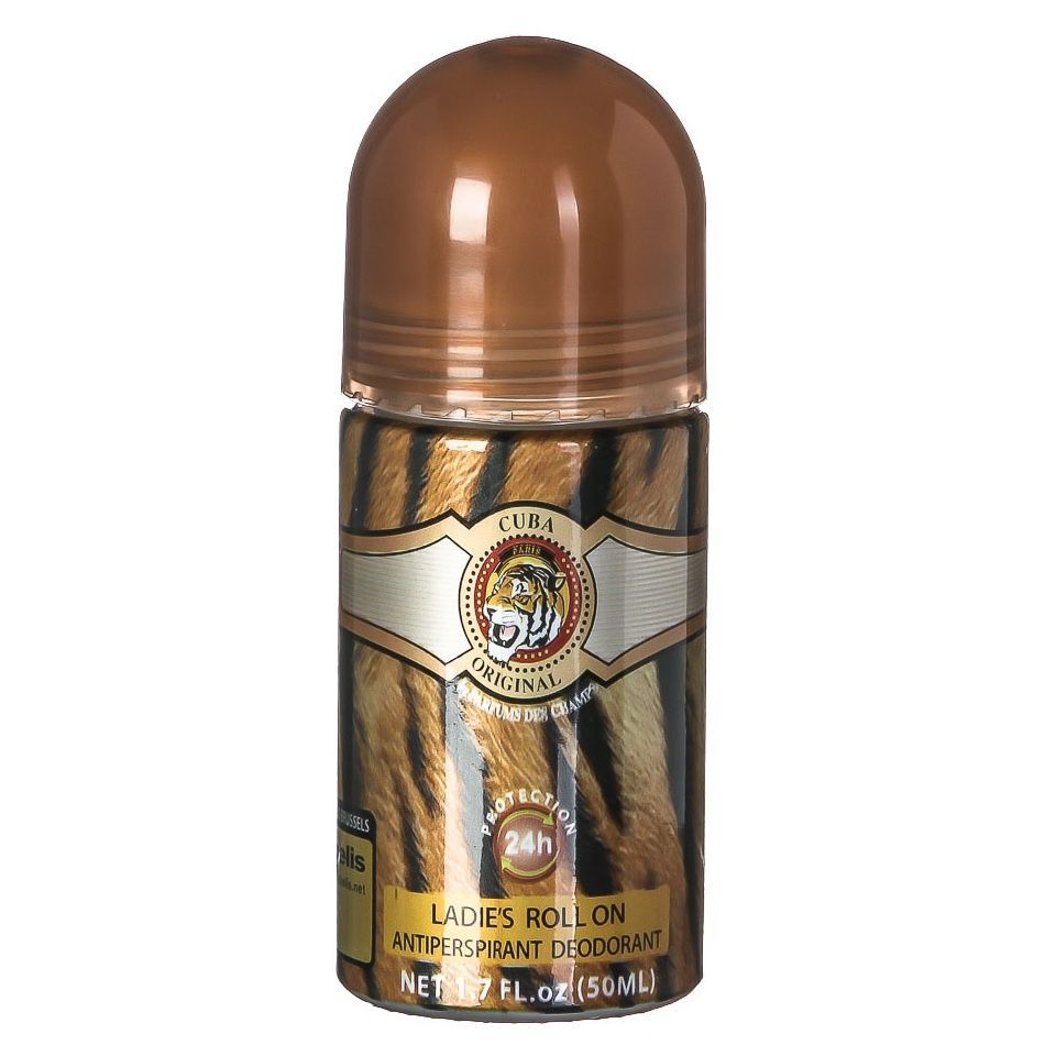 Cuba 24h DEO Roll-on *Jungle Tiger* 50ml for Women (IT12610) Image of Cuba 24h DEO Roll-on *Jungle Tiger* 50ml for Women (IT12610)