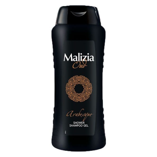 Image of Malizia OUD férfi tusolókrém és sampon 250 ml *Arabesque* (IT12615)