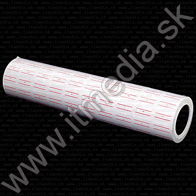 Image of Noname Price Labels (Tags) (WHITE-red, 4000 * 12x22mm) (IT7338)