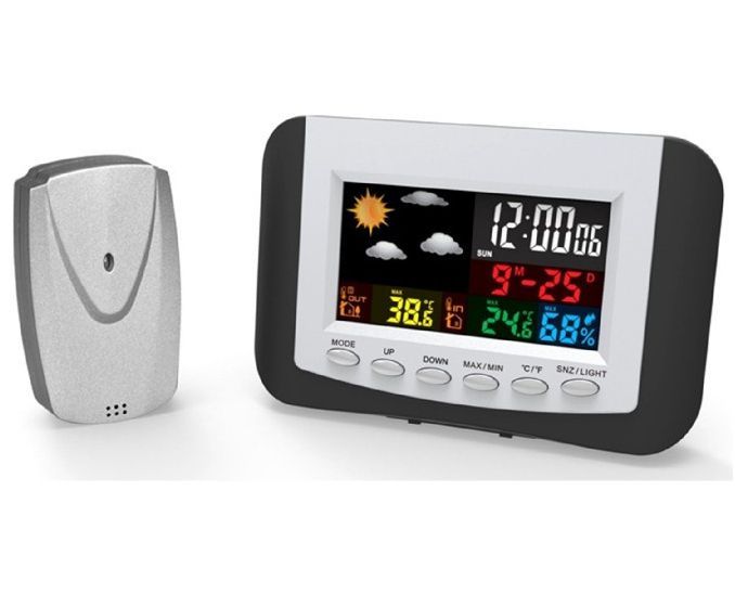 Image of Fiesta Digital WIRELESS Weather Station with Colour LCD (43970) (IT14264)