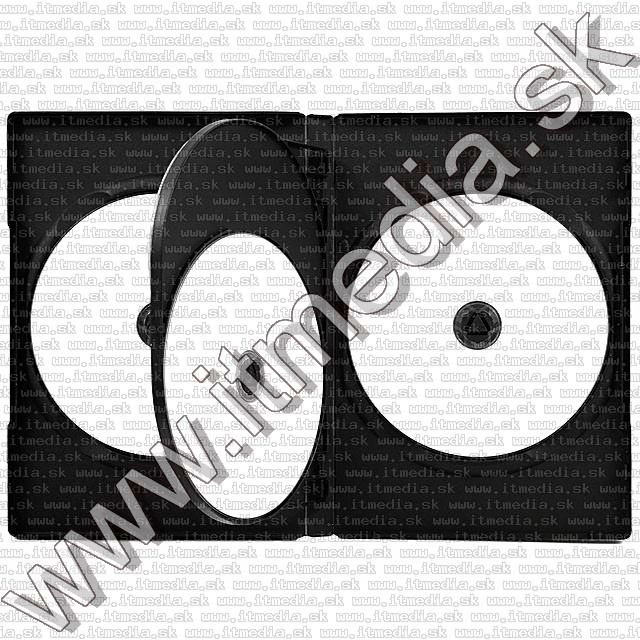 Image of DVD Case Normal, 4-disc, Black 14mm (IT4357)