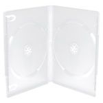 Image of DVD Case, DOUBLE **CLEAR** 14mm (100) (FOF) MP booklet (IT14781)