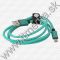 USB - microUSB cable 1m *GREEN Leather* 2.4A HQ *Blister* (IT14389) USB - microUSB cable 1m *GREEN Leather* 2.4A HQ *Blister* (IT14389)