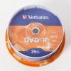 Olcsó Verbatim DVD-R 16x 25cake [43830] INFO! (IT14323)