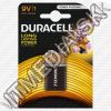 Olcsó Duracell Alkaline Battery 9V *Basic* Blister (IT14777)