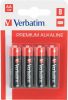 Olcsó VERBATIM battery alkaline 4xAA (LR06) (49921)  (IT1814)