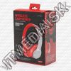 Olcsó Vezetéknélküli Bluetooth fejhallgató és MP3 lejátszó (microSD) Szürke/Piros (IT13665)