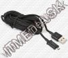 Olcsó USB - microUSB cable 3m *Black* 2A HQ *Blister* (IT13423)
