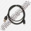 Olcsó USB - microUSB cable Metal 1m *Black* 1.8A HQ (IT14394)