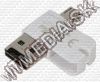 Olcsó BULK microSD kártyaolvasó Tablet USB OTG (microUSB) kétvégű FEHÉR (IT13398)