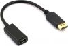 Olcsó DisplayPort apa -> HDMI anya kábel *Aktív* (IT14496)