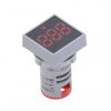 Olcsó LED-es AC (hálózati) voltmérő 50-500V AC Piros (IT14304)