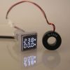Olcsó LED-es AC (hálózati) voltmérő és árammérő 60-500V 100A Fehér (IT14193)