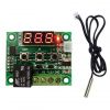 Olcsó Programozható Digitális termosztát panel (hőfokszabályozó) 12V 10A Hűtő vagy fűtő (IT10599)