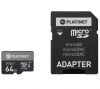Platinet microSD kártya 64GB UHS-I u3 (43999) [90R30W] (IT13406)
