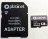 Olcsó Platinet microSD kártya 128GB UHS-I u3 [42910] [80R65W] (IT14120)