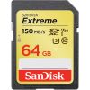 Olcsó Sandisk SD-XC kártya 64GB UHS-I U3 UHD 4K *Extreme Pro* [150R60W] (IT13859)