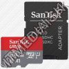 Sandisk microSD-XC kártya 64GB UHS-I U1 A1 *Mobile Ultra Androidhoz* 100MB/s + adapter (IT13408)
