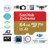 Olcsó Sandisk microSD-XC kártya 64GB UHS-I U3 V30 A2 [160R60W] +adapter (IT14623)